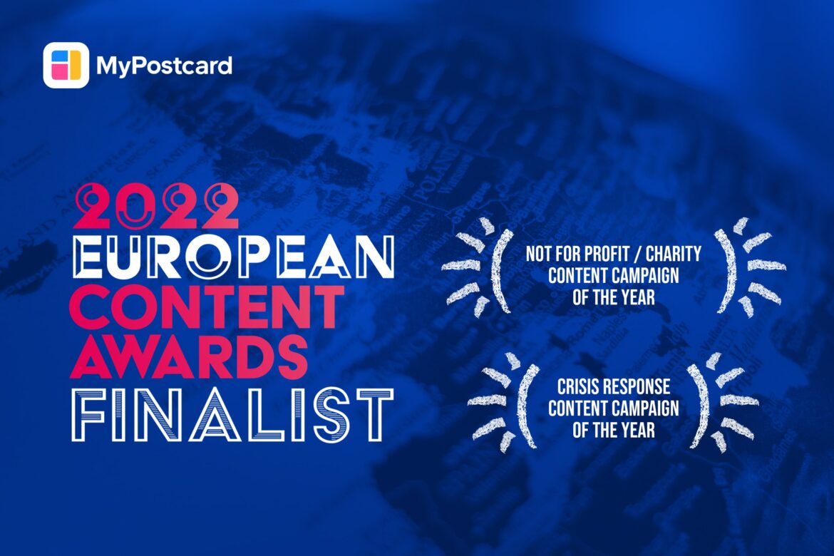 MyPostcard made the 2022 European Content Awards Shortlists