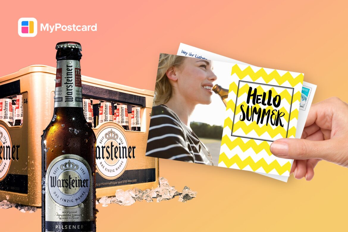 “Every code wins” – MyPostcard is this year’s partner of the Warsteiner bottle cap promotion