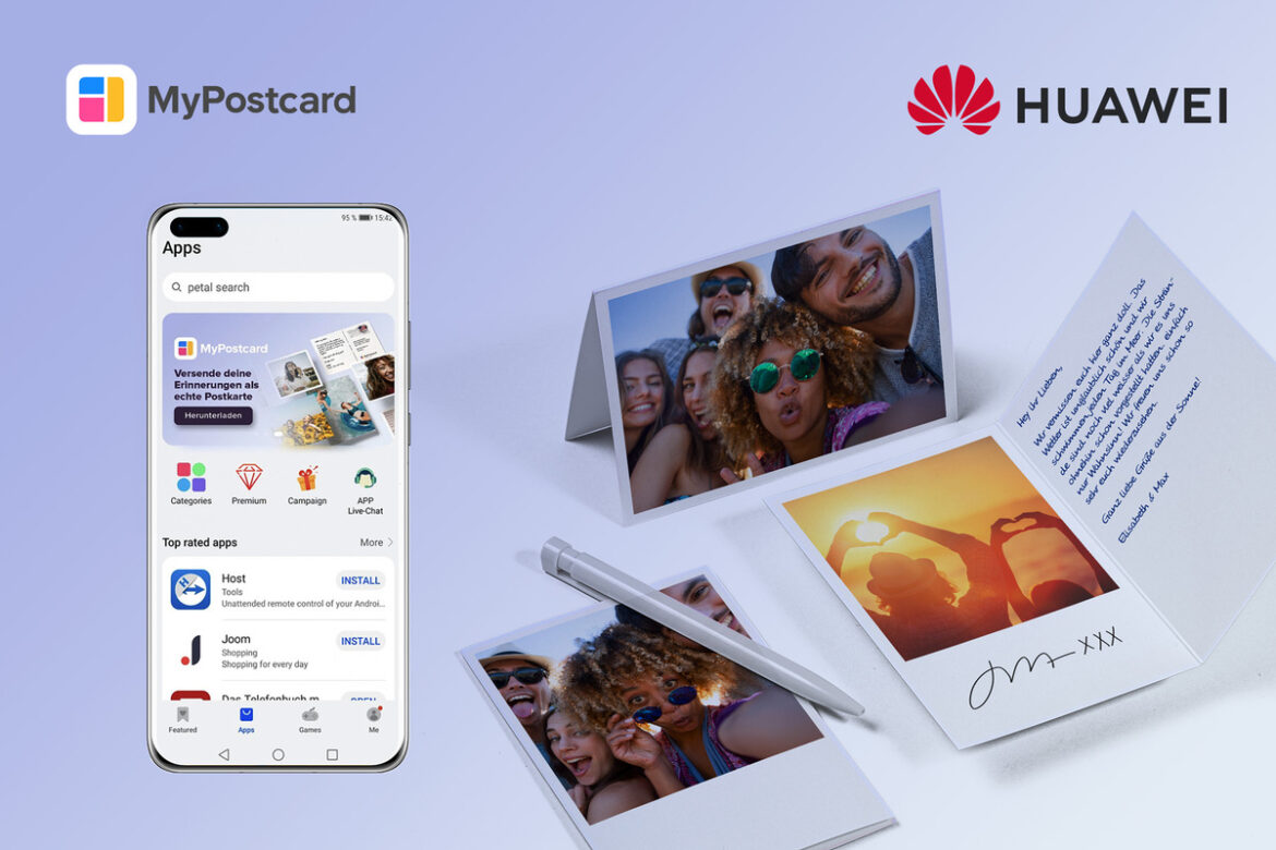 MyPostcard launches app in the Huawei AppGallery