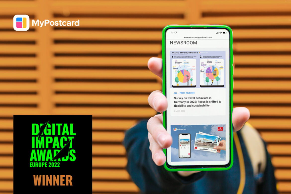 MyPostcard as digital impact awards 2022 winners announced