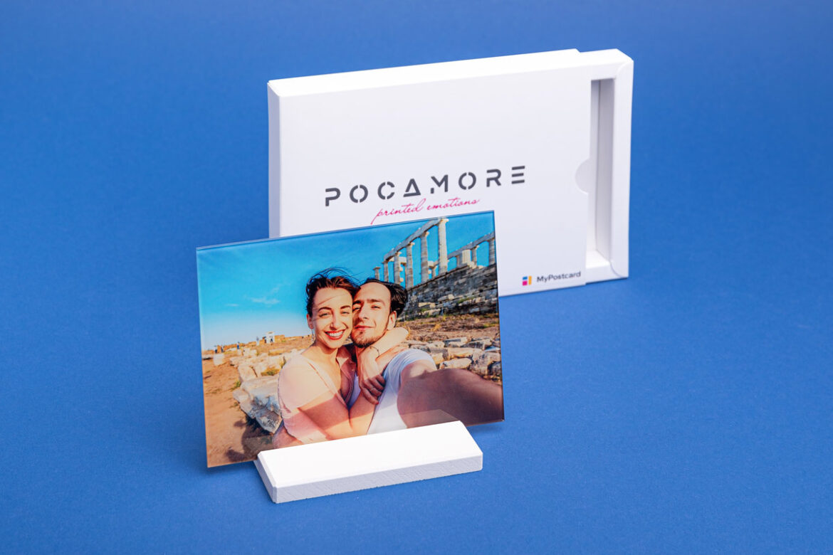 MyPostcard launches the innovative glass postcard – unique greetings in a classy form