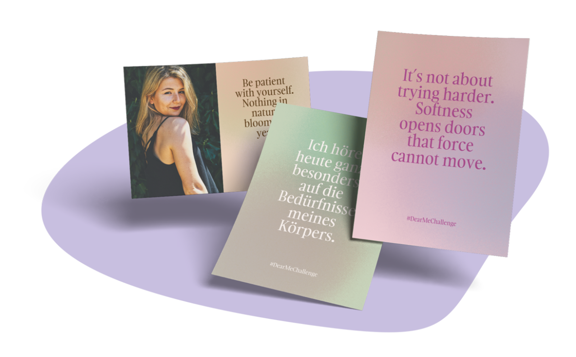 #DearMeChallenge – MyPostcard thematisiert die mentale Gesundheit von Frauen